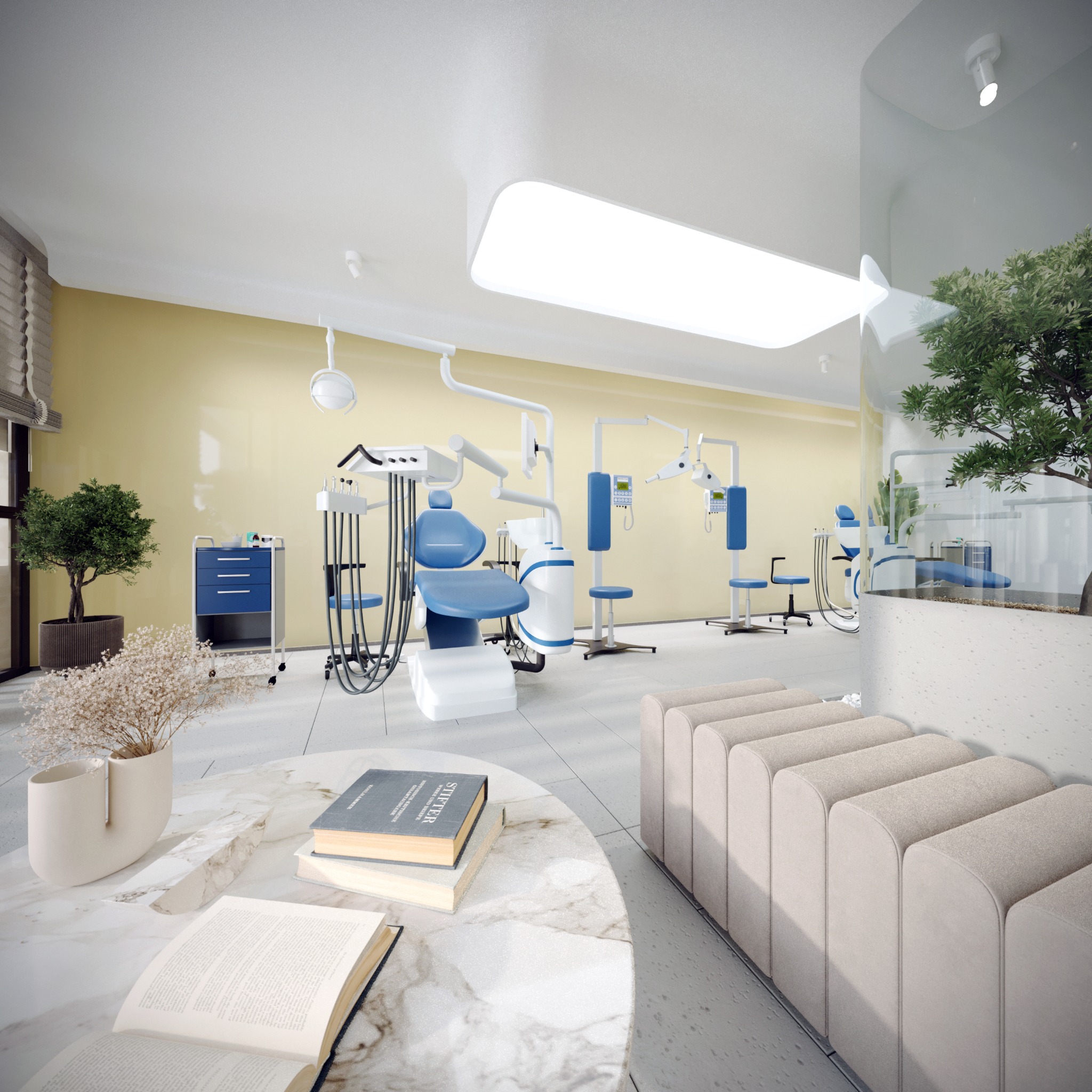 Binar Building House — Light-filled interior room