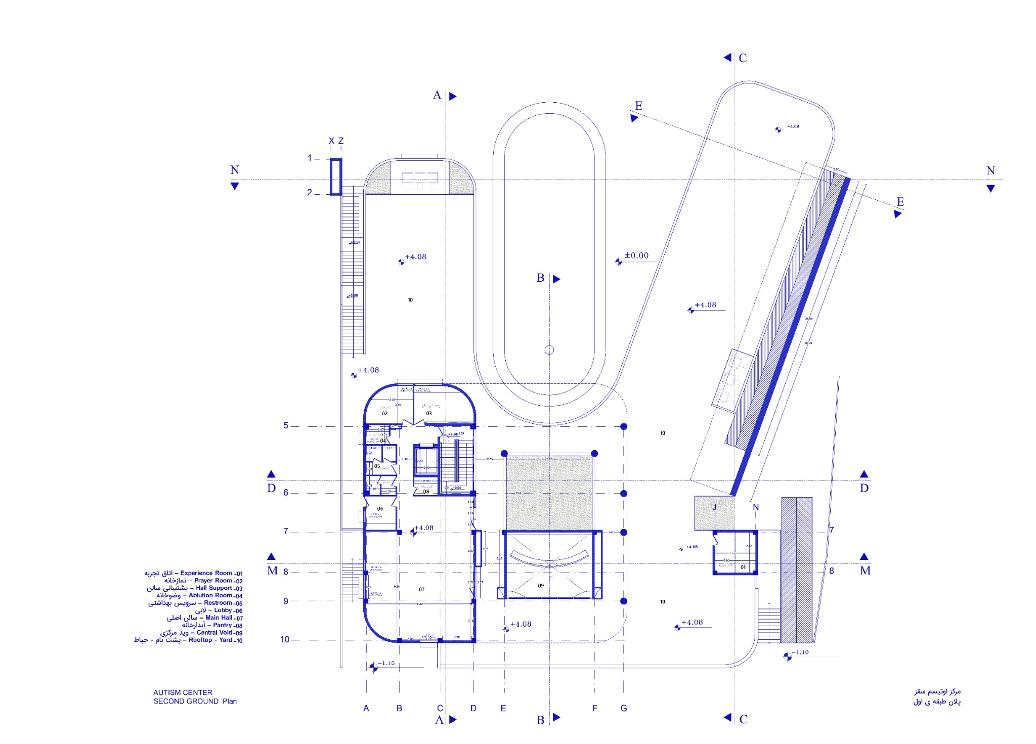 Saqqez Autism Center — First floor plan