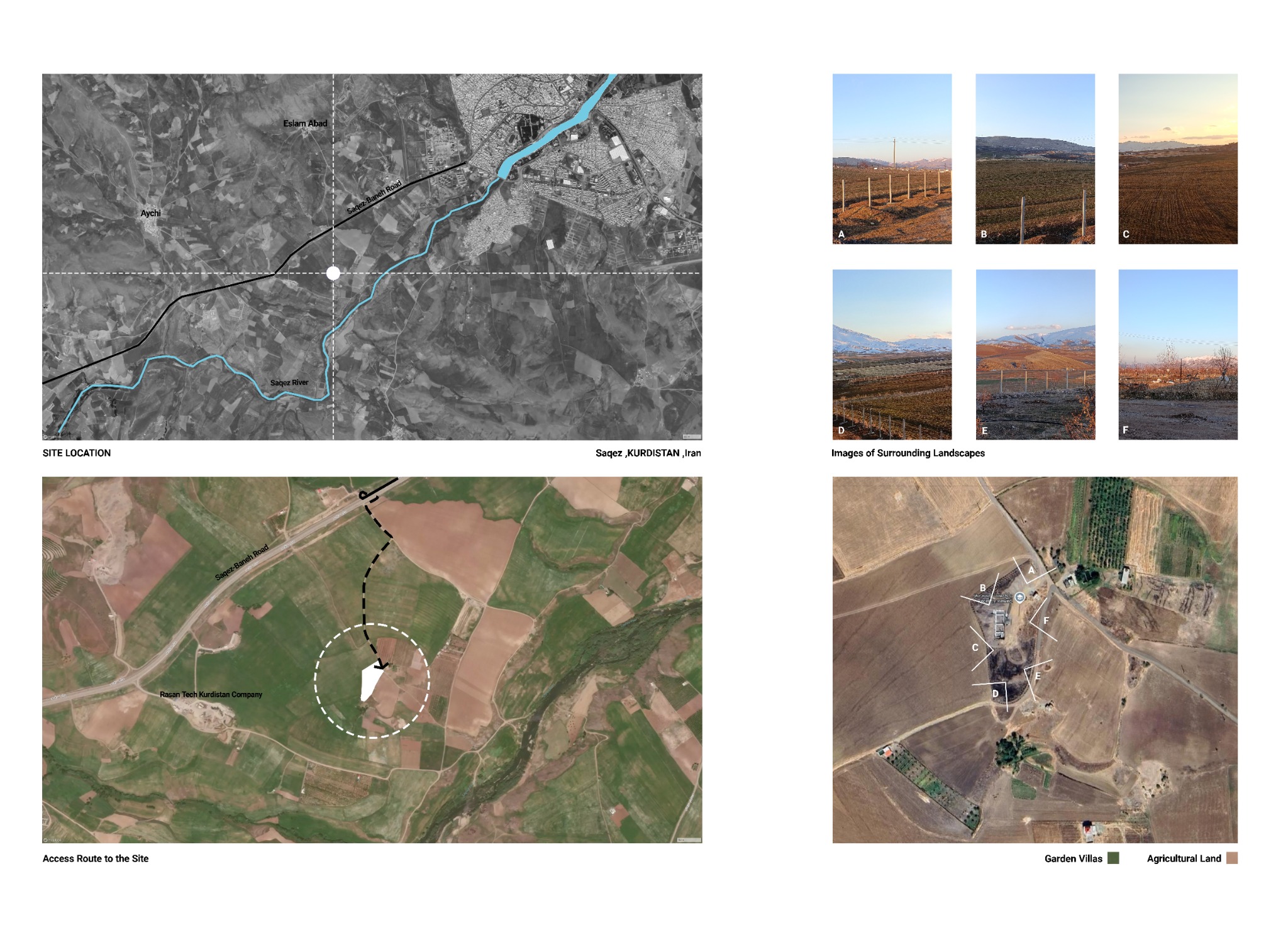 Saqqez Autism Center — Site analysis and regional context