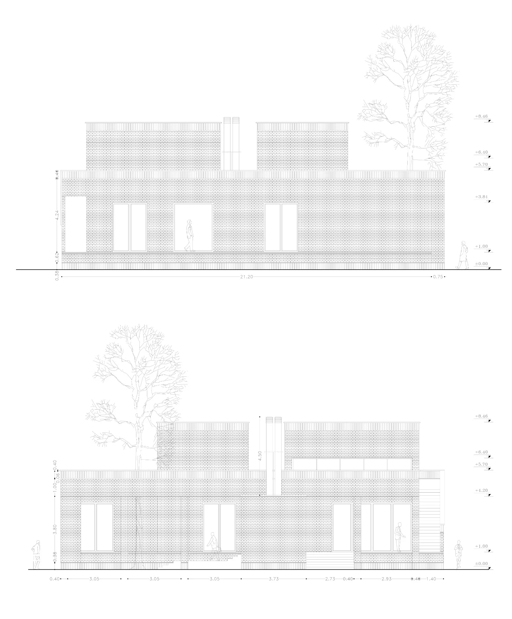Saye Villa — Architectural elevations I
