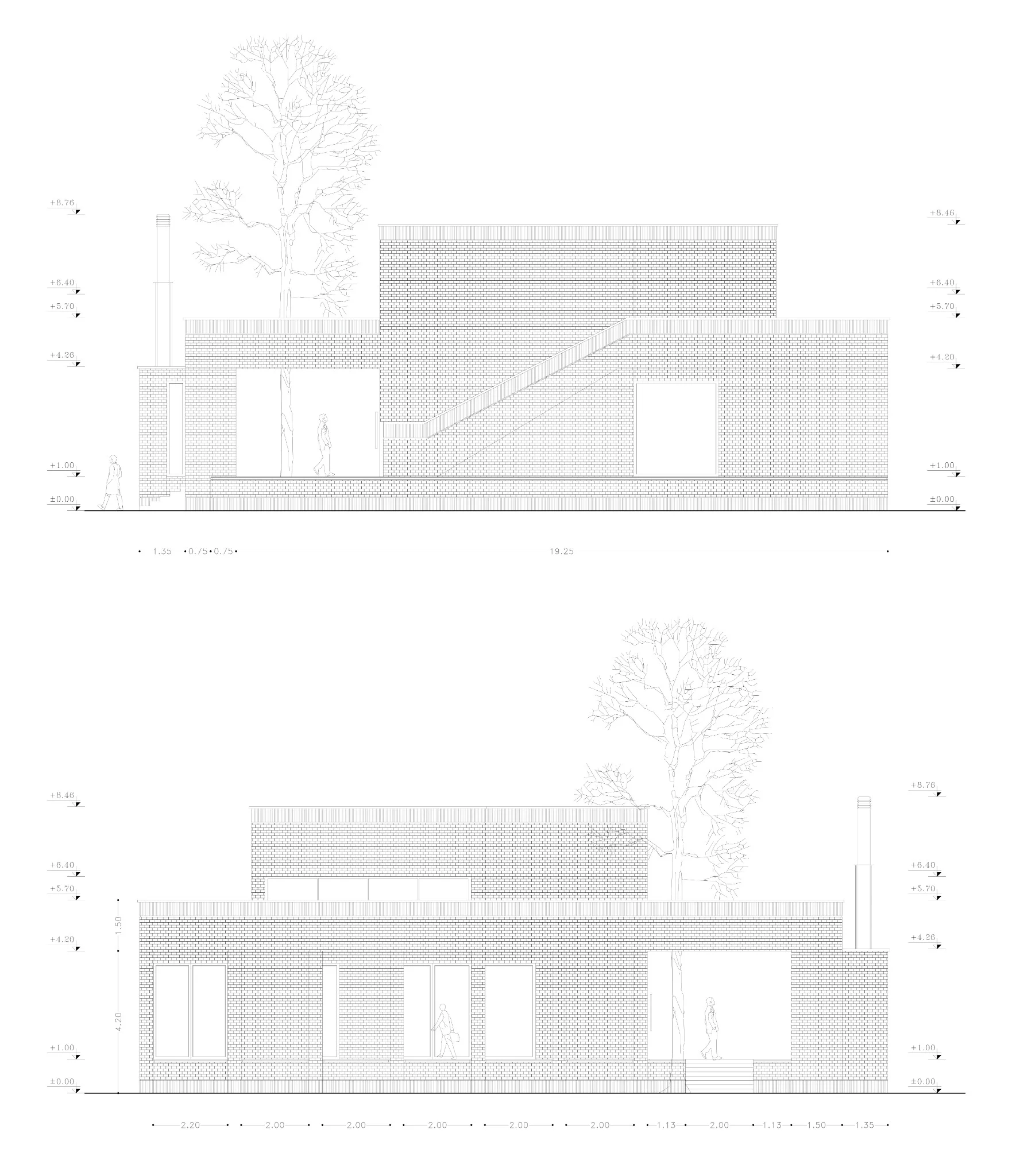Saye Villa — Architectural elevations II