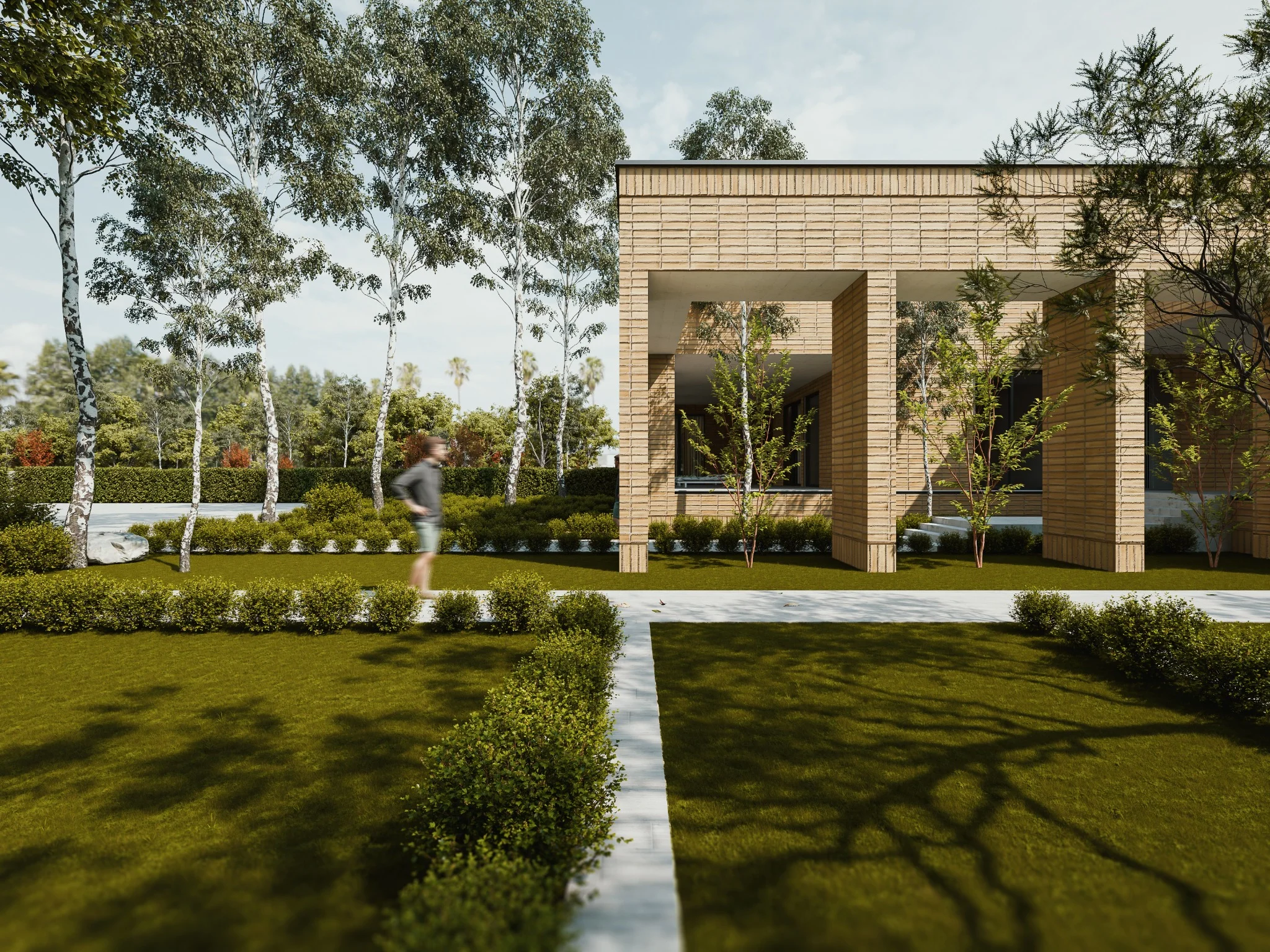Saye Villa — Villa within the landscaped courtyard