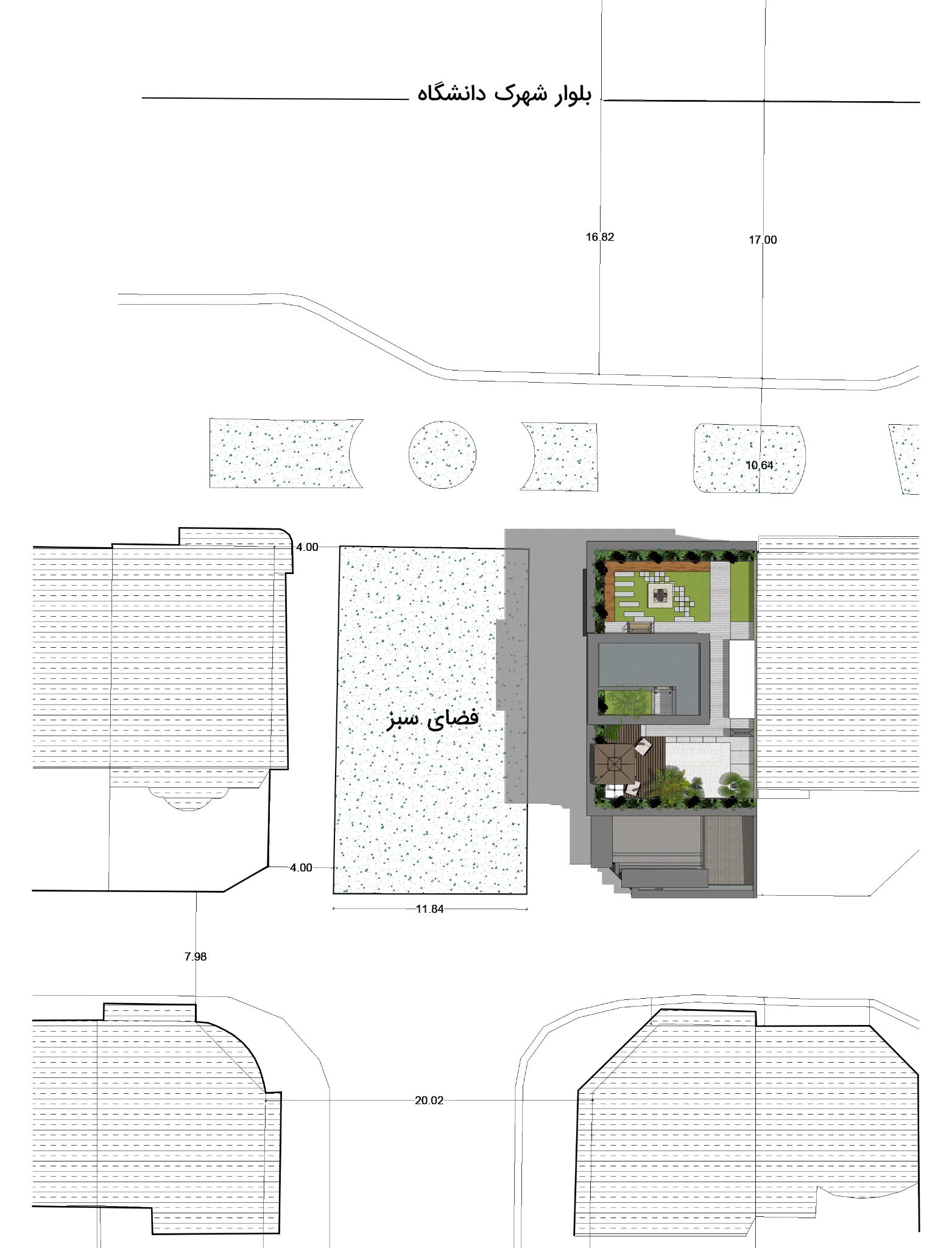 Zhiyar Building — Site plan and access